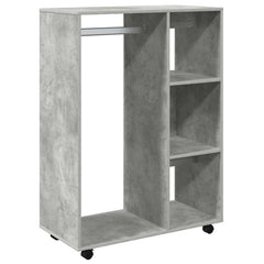 vidaXL Wardrobe | Concrete grey | Engineered wood | Medium |  Rollable 2