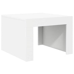 vidaXL Coffee Table White 50x50x35 cm Engineered Wood 2