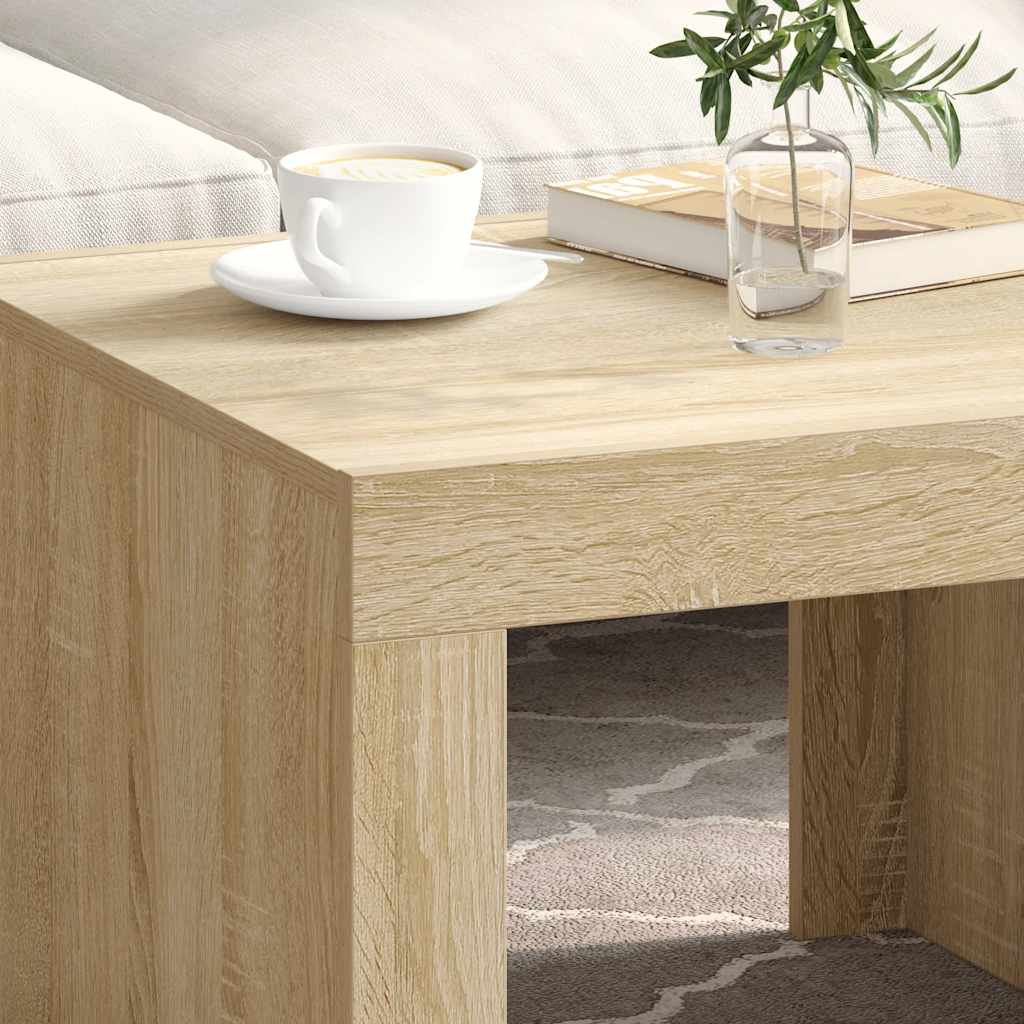 vidaXL Coffee Table | Sonoma oak | Engineered wood | Small | Durable 3