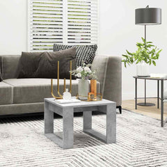 808625 vidaXL Side Table Concrete Grey 50x50x35 cm Engineered Wood 1