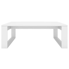 808630 vidaXL Coffee Table White 100x100x35 cm Engineered Wood 4