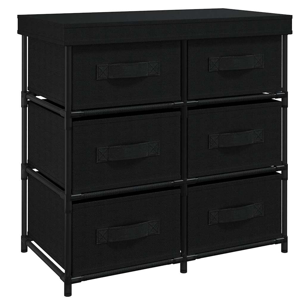 vidaXL Storage Cabinet | Black | Steel, Polyester | Medium |  Light Weight 2