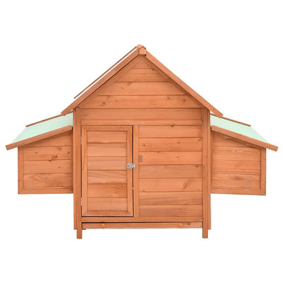 Chicken Coop 152x96x110 cm Solid Firwood