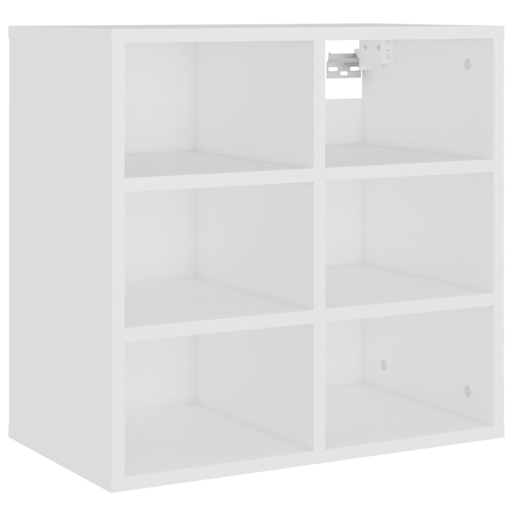 vidaXL Shoe Cabinets 2 pcs White 52,5x30x50 cm 6