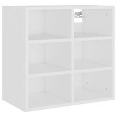 vidaXL Shoe Cabinets 2 pcs White 52,5x30x50 cm 6