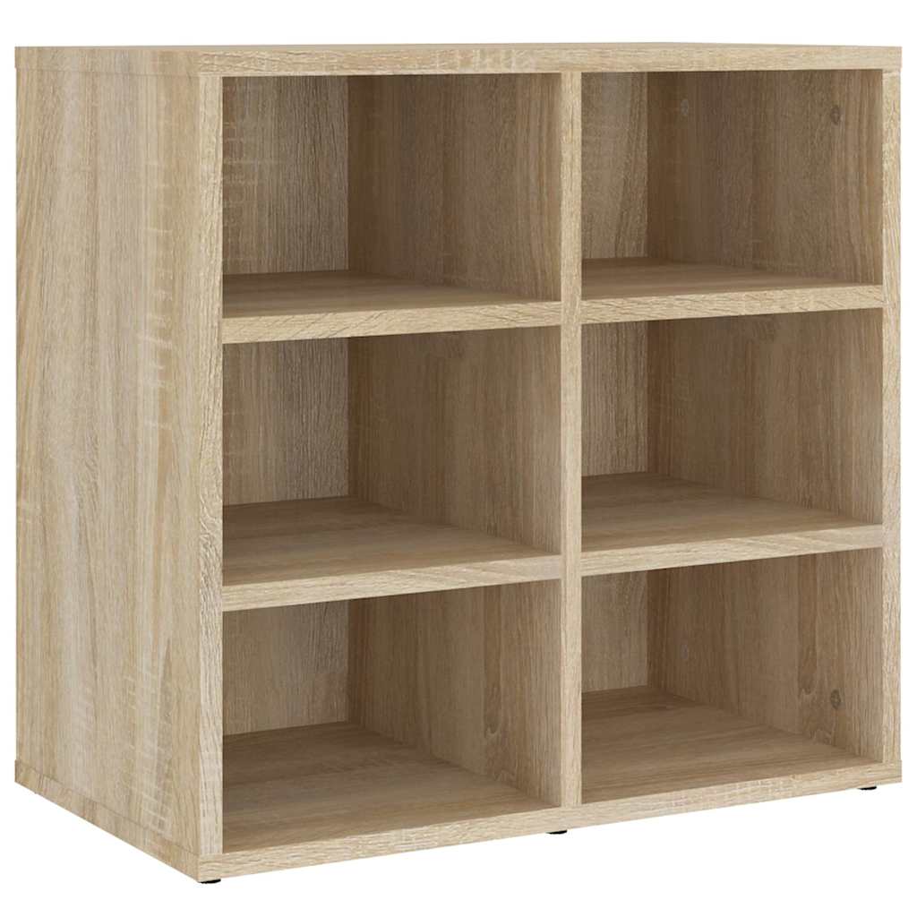 vidaXL Shoe Cabinets 2 pcs Sonoma Oak 52,5x30x50 cm 5