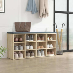 vidaXL Shoe Cabinets 2 pcs Sonoma Oak 52,5x30x50 cm 3