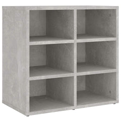 vidaXL Shoe Cabinets 2 pcs Concrete Grey 52,5x30x50 cm 5