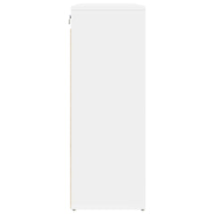 vidaXL Shoe Cabinet 77.5 x 30 x 83.5 cm Engineered Wood White 6