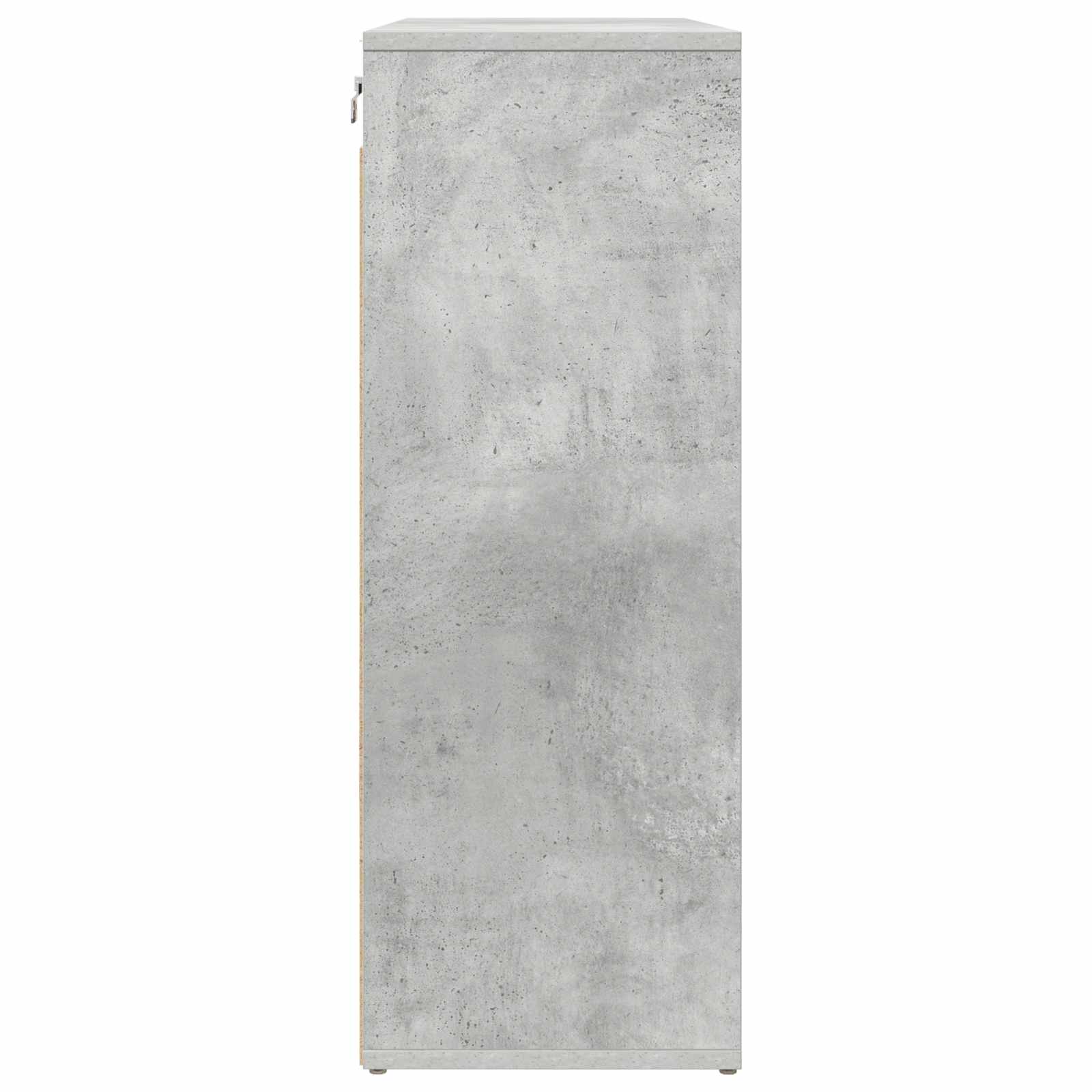 vidaXL Shoe Cabinet 77.5 x 30 x 83.5 cm Engineered Wood Concrete grey 6