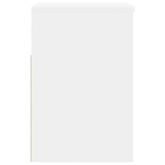 808738 vidaXL Shoe Bench White 60x30x45 cm Engineered Wood 6