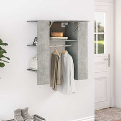 vidaXL Hallway Cabinet Concrete Grey 97.5x37x99 cm Engineered Wood 1