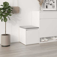 vidaXL Box Drawer | White | Engineered wood | Medium | Box Drawer | Square 1