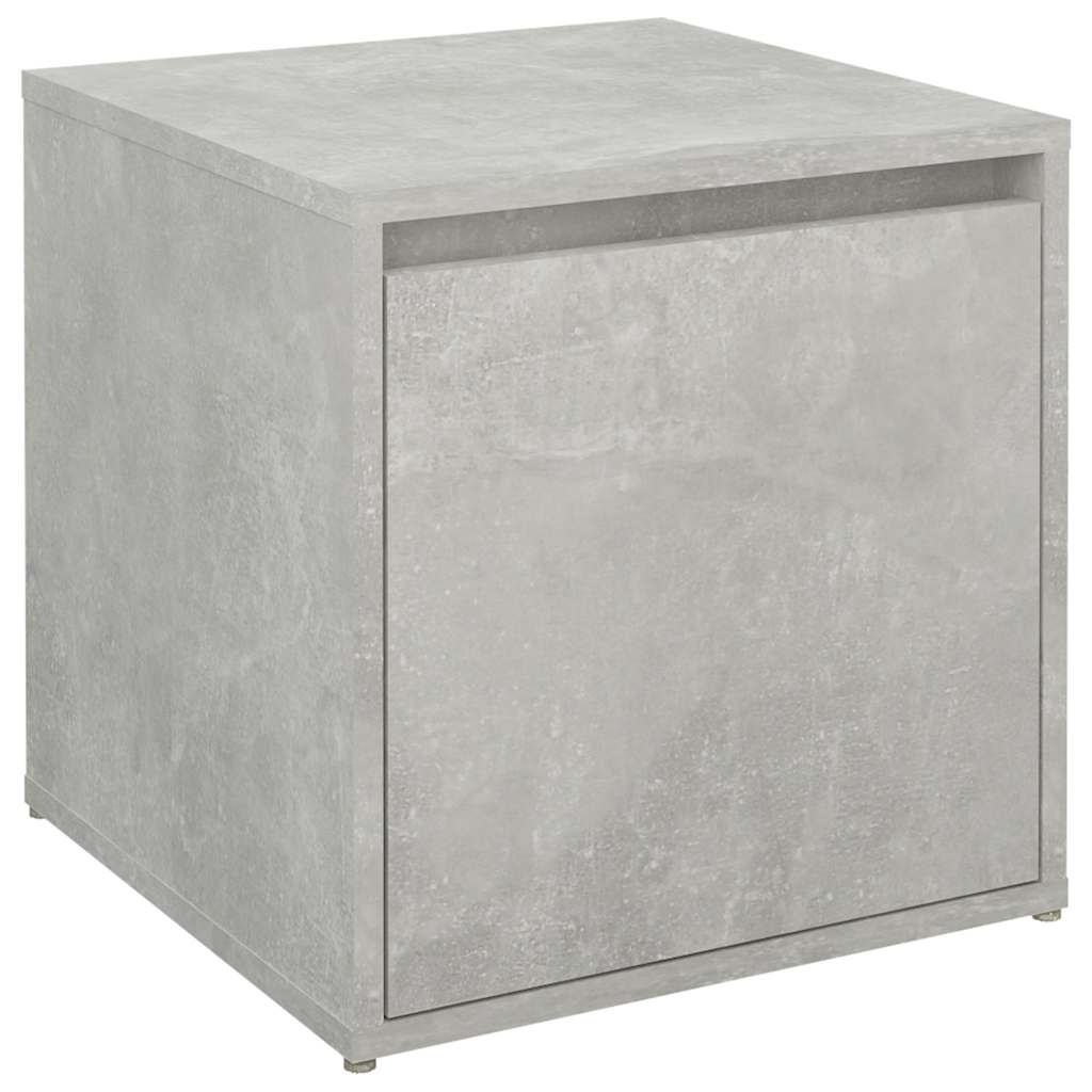 vidaXL Box Drawer | Concrete grey | Engineered wood | 40.5x40x40 cm | Box Drawer 2