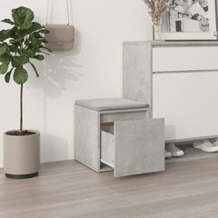 vidaXL Box Drawer | Concrete grey | Engineered wood | 40.5x40x40 cm | Box Drawer 3