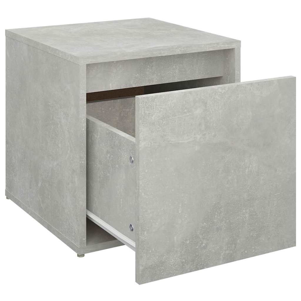 vidaXL Box Drawer | Concrete grey | Engineered wood | 40.5x40x40 cm | Box Drawer 6