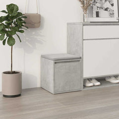 vidaXL Box Drawer | Concrete grey | Engineered wood | 40.5x40x40 cm | Box Drawer 1