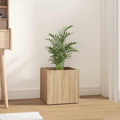 vidaXL Planter Box | Sonoma oak | Engineered wood | 40x40x40 cm 3