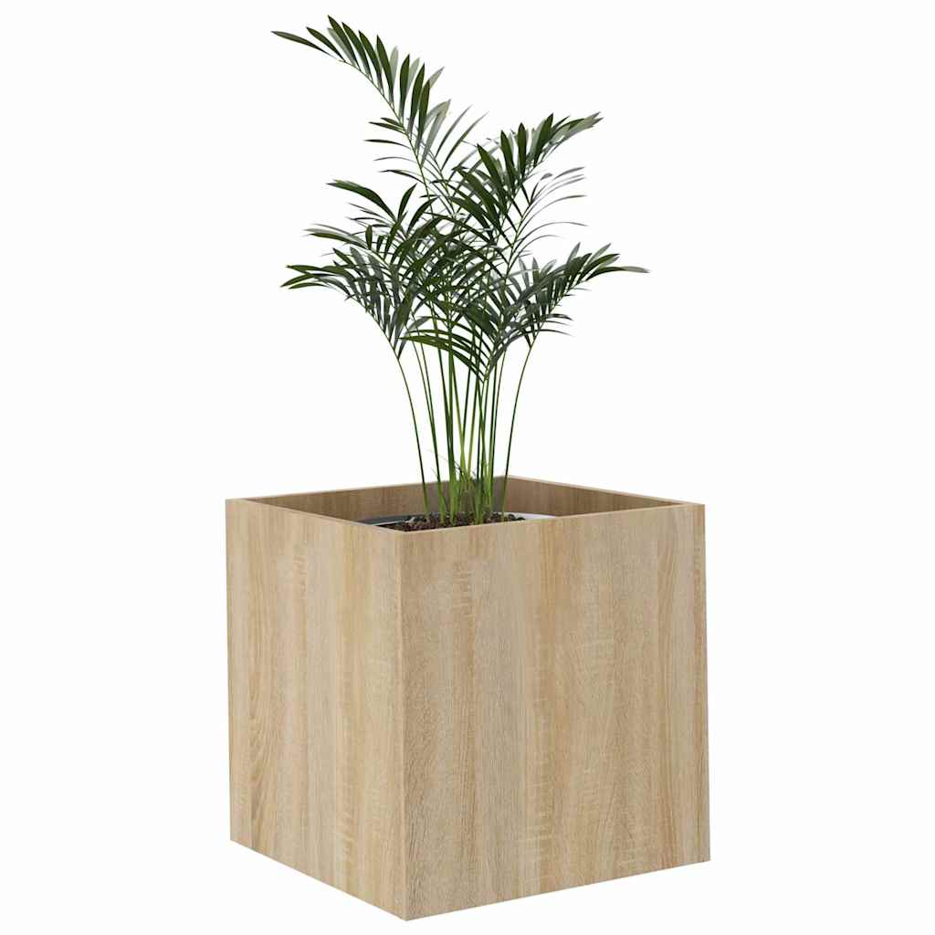 vidaXL Planter Box | Sonoma oak | Engineered wood | 40x40x40 cm 4