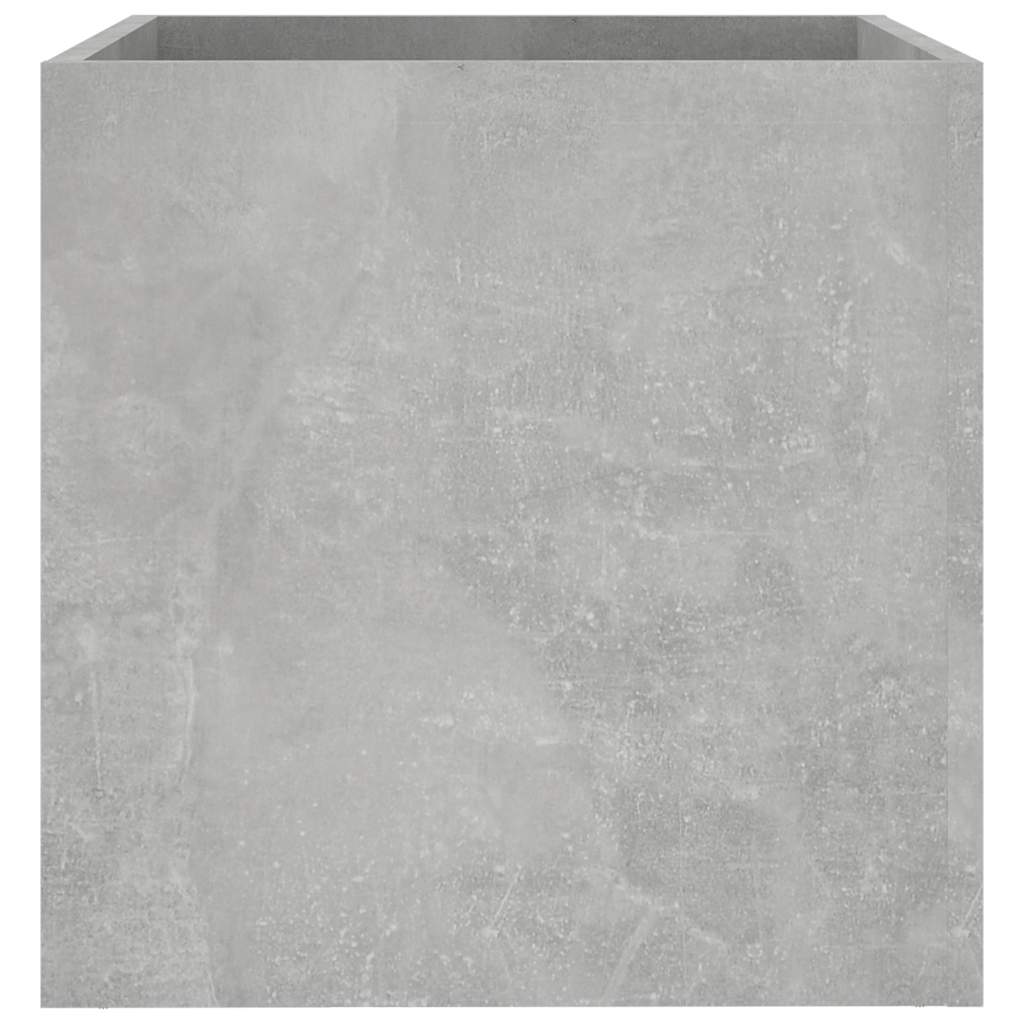 vidaXL Planter Box Concrete Grey 40x40x40 cm Engineered Wood 5
