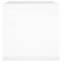 vidaXL Planter Box High Gloss White 40x40x40 cm Engineered Wood 6