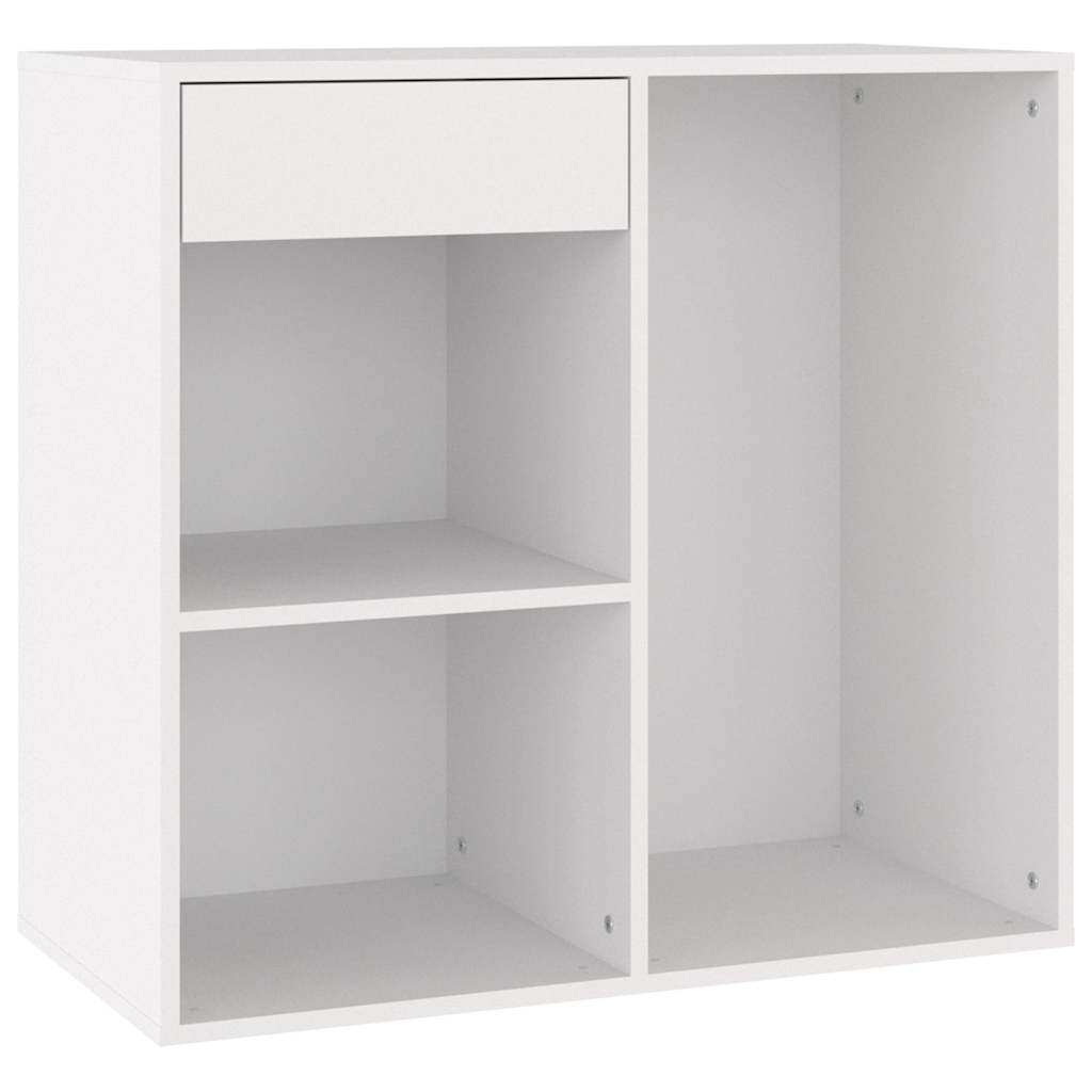 vidaXL Cosmetic Cabinet White 80x40x75 cm Engineered Wood 2