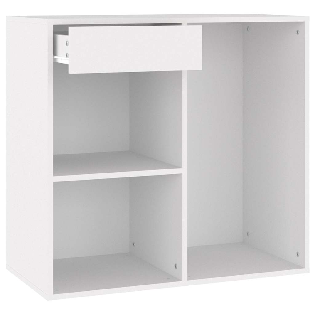 vidaXL Cosmetic Cabinet White 80x40x75 cm Engineered Wood 6