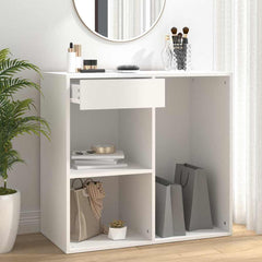 vidaXL Cosmetic Cabinet White 80x40x75 cm Engineered Wood 1