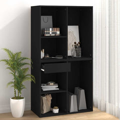 vidaXL Cosmetic Cabinet Black 80x40x75 cm Engineered Wood 6