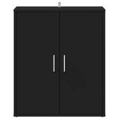vidaXL Shoe cabinets 60 x 35 x 70 cm Black 5 shelves for shoes 5
