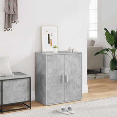 vidaXL Shoe cabinets 60 x 35 x 70 cm Concrete Grey 5 pairs of shoes 1