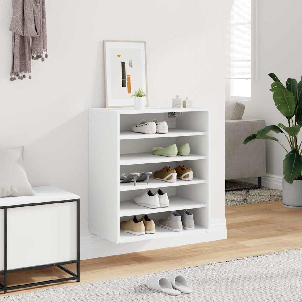 vidaXL Shoe cabinets 60 x 35 x 70 cm White 4