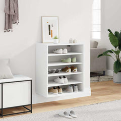 vidaXL Shoe cabinets 60 x 35 x 70 cm White 4