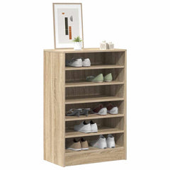 vidaXL Shoe cabinets 60 x 35 x 92 cm Sonoma Oak 7 Shelves 4