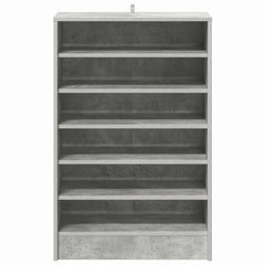 vidaXL Shoe cabinets 60 x 35 x 92 cm Concrete Grey 7 shelves 5