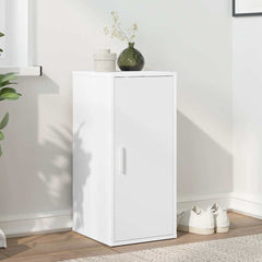 vidaXL Shoe Cabinet White 32x35x70 cm Engineered Wood 1