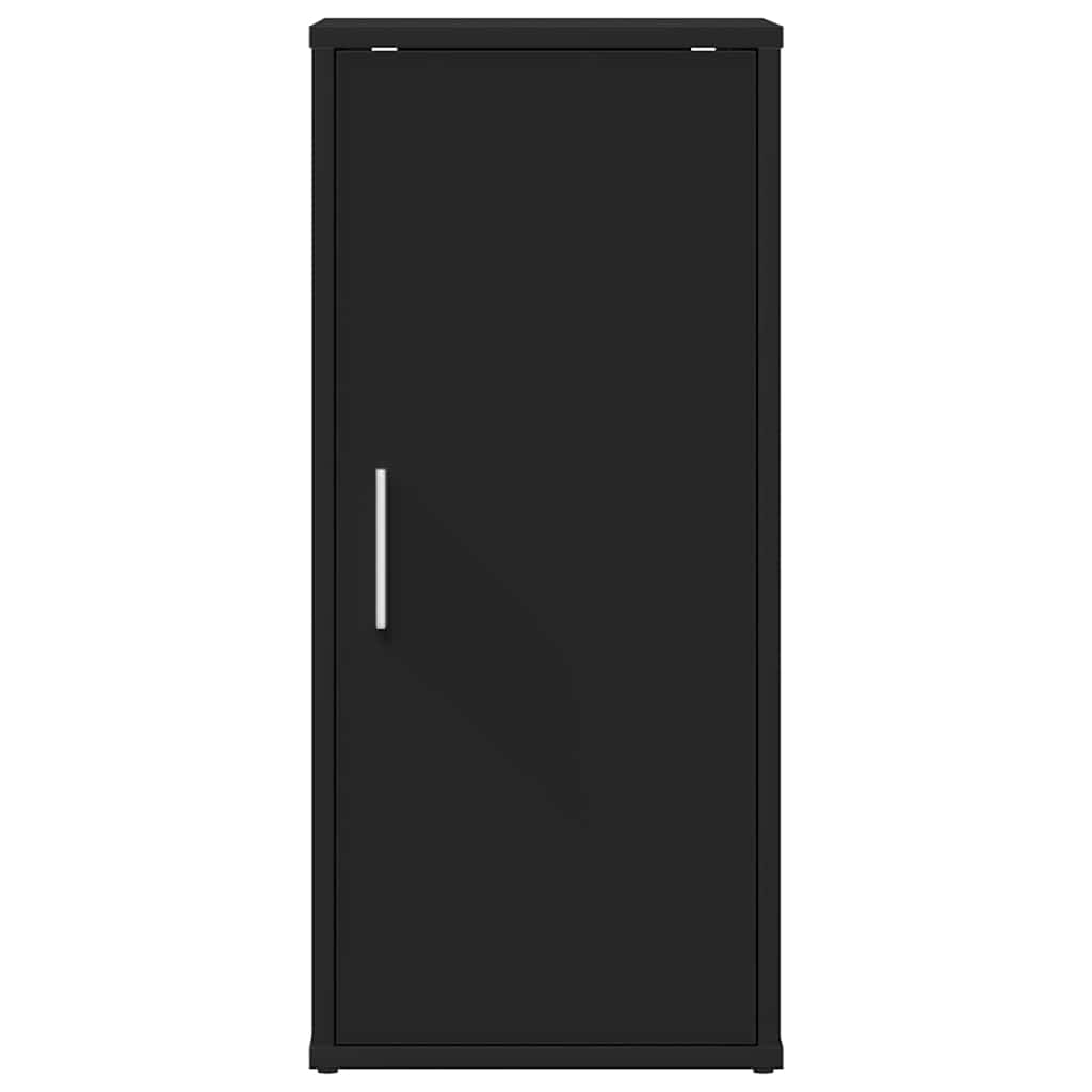 vidaXL Shoe Cabinet Black 32x35x70 cm Engineered Wood 5