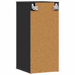 vidaXL Shoe Cabinets 2 pcs Black 32x35x70 cm Engineered Wood 6