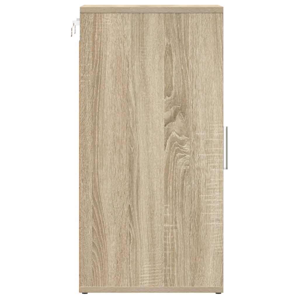 vidaXL Shoe Cabinets 2 pcs Sonoma Oak 32x35x70 cm Engineered Wood 5