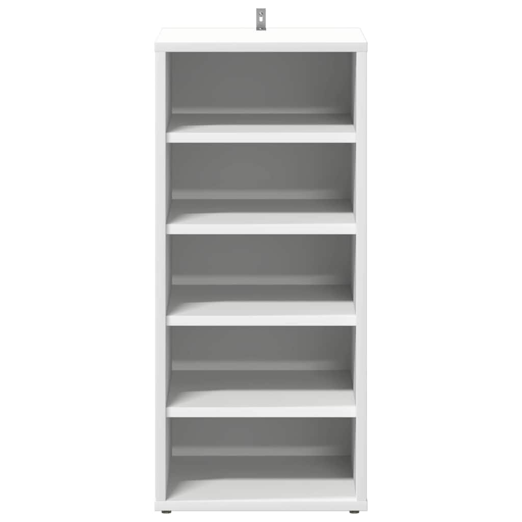 vidaXL Shoe cabinets 31.5 x 35 x 70 cm White 5 pairs of shoes each 5