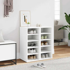 vidaXL Shoe cabinets 31.5 x 35 x 70 cm White 5 pairs of shoes each 1