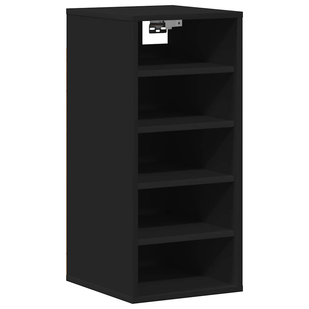 vidaXL Shoe cabinets 31.5 x 35 x 70 cm Black 5 pairs of shoes 4