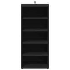 vidaXL Shoe cabinets 31.5 x 35 x 70 cm Black 5 pairs of shoes 5