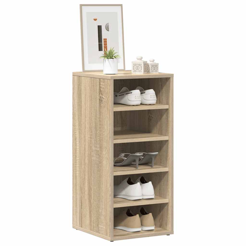 vidaXL Shoe cabinets 31.5 x 35 x 70 cm Sonoma Oak 5 compartments 3