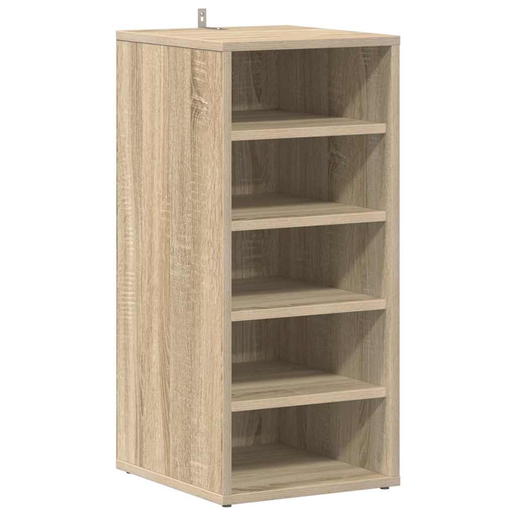 vidaXL Shoe cabinets 31.5 x 35 x 70 cm Sonoma Oak 5 compartments 4