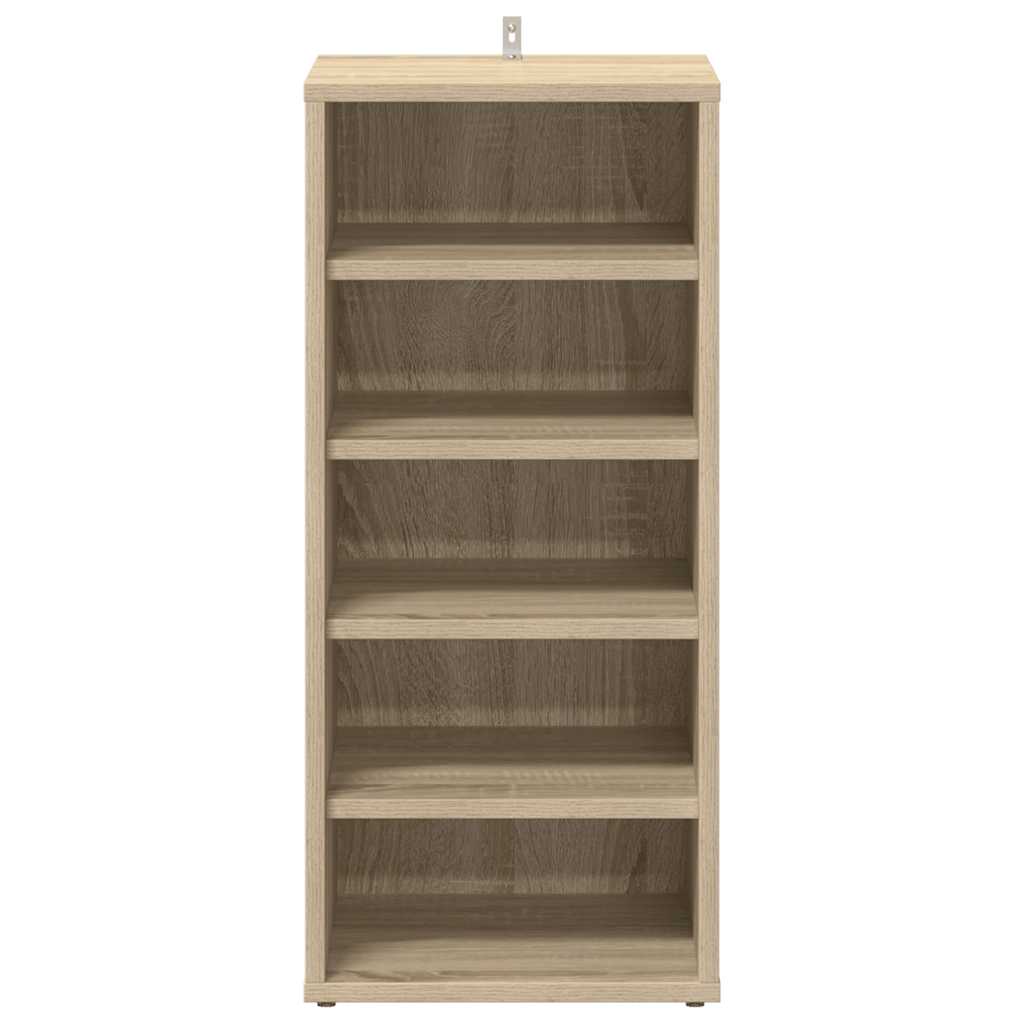vidaXL Shoe cabinets 31.5 x 35 x 70 cm Sonoma Oak 5 compartments 5