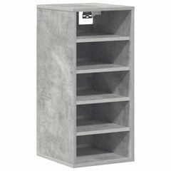 vidaXL Shoe cabinets 31.5 x 35 x 70 cm Concrete Grey 5 pairs of shoes 6