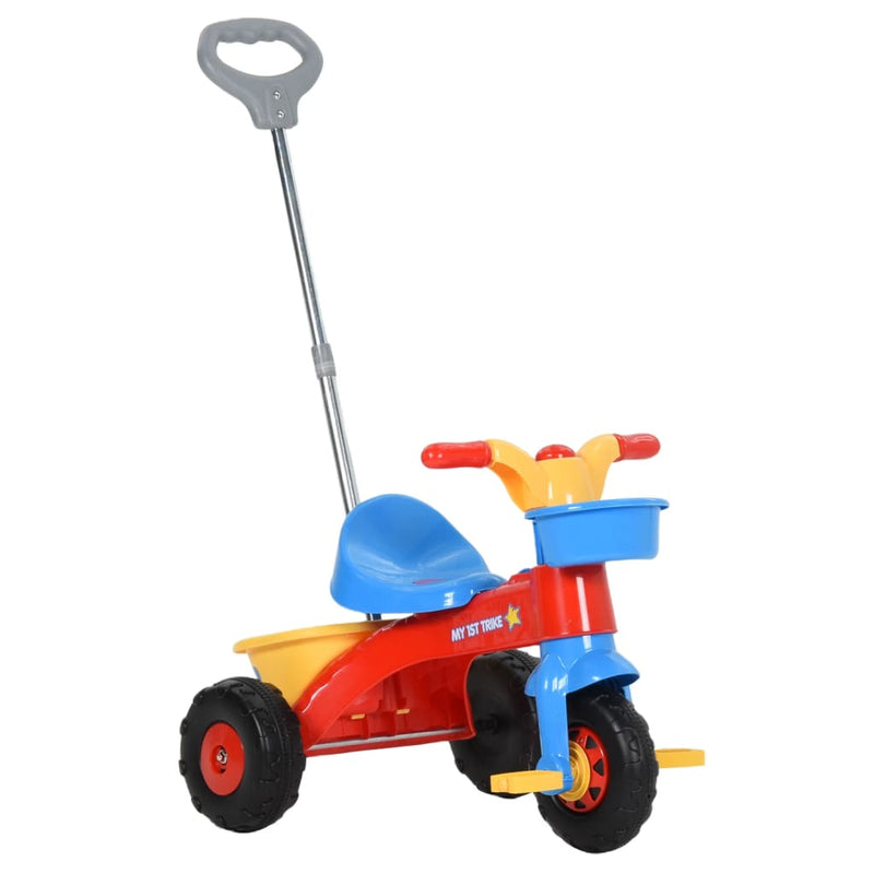 Tricycle for Kids with Parent Handle Multicolour