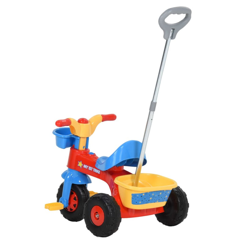 Tricycle for Kids with Parent Handle Multicolour