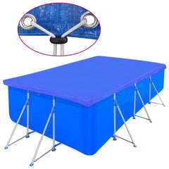 vidaXL Pool Covers 2 pcs PE Rectangular 90 g/sqm 400x207 cm 3